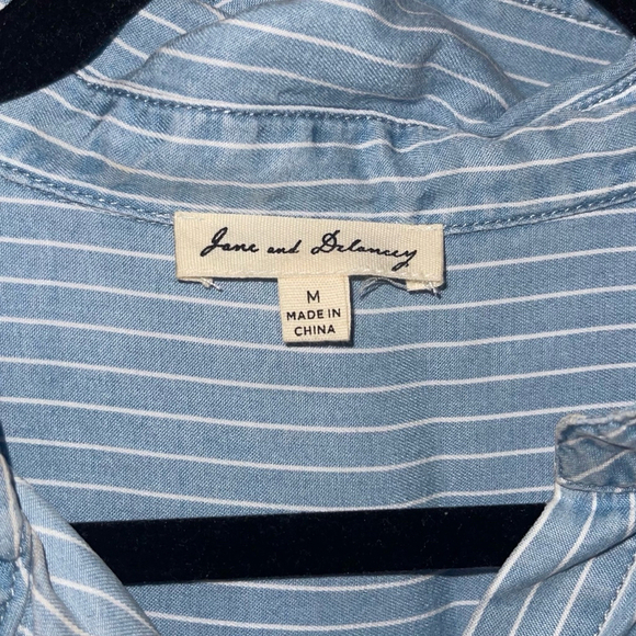 Jane and Delancey | Sky blue Button-Up Shirt Women - Picture 6 of 8